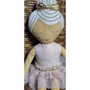 Sweet Target Pillowfort 20" Plush Ballerina Rag Doll Pillow Stuffed Animal Plush